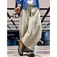 批发已出货 梨型身材粗腿宽胯阔腿裤<b class='q'>女</b>大码胖mm休闲弯刀工<b class='q'>装裤</b>