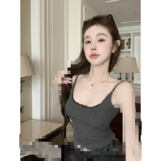 批发已出货 吊带外穿显瘦辣妹上衣