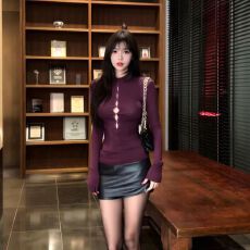 批发已出货 美式复古长袖T恤女时尚百搭辣妹上衣