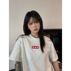 批发已出货 三本针+洗水标+防伪扣+内里铺布【19支220克纯棉】短袖女