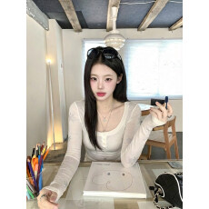 批发已出货 韩系长袖t恤女春秋<b class='q'>冬</b>季纯欲风辣妹修身内搭打底上衣