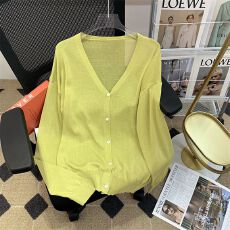 批发已出货 女<b class='q'>夏</b>季外穿韩版甜美洋气时尚长袖防晒显瘦针织开衫