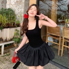 批发已出货 白色花苞裙女新款今年流行爆款小个子连衣裙夏季小白裙