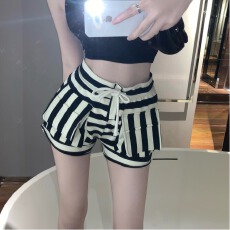 批发已出货 短裤女夏季松紧腰宽松阔腿裤外穿<b class='q'>显瘦</b><b class='q'>运动</b>A字辣妹热裤子