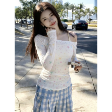 批发纯欲长袖防晒T恤罩衫辣妹上衣内搭吊带<b class='q'>背心</b>