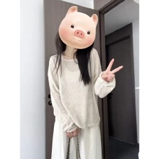 批发镂空条纹防晒上衣薄款休闲显瘦长袖T恤女