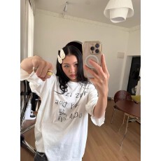 批发已出货 防晒罩衫女印花慵懒风上衣微透长袖斜肩防晒罩衫