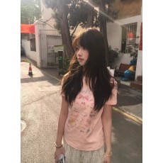 批发已出货 正肩短袖 高弹力新款夏季修身显瘦洋气上衣