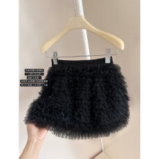 批发甜到心坎~层层网纱高腰百搭秋冬半身裙蛋糕裙