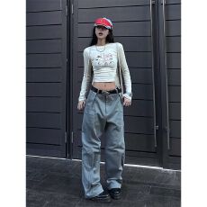 批发长袖t恤女早秋季小个子内搭<b class='q'>打底</b>衫短款上衣