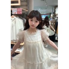 批发已出货 法式甜美可爱减龄小飞袖连衣裙女<b class='q'>夏</b>季高级感