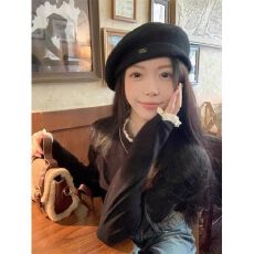 批发*1 花边打底衫加绒长袖内搭体恤女冬季新款蕾丝T恤上衣 初秋上新