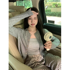 批发红色开衫女装秋季衫<b class='q'>外套</b>小个子<b class='q'>修身</b>显瘦黑色毛衣外搭短款上衣
