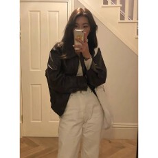 批发短款黑色皮衣外套女<b class='q'>秋</b>季新款酷飒风小个子机车气质百搭