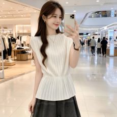 批发实拍大码冰丝针织吊带背心外穿女夏季胖MM巨收腰显瘦无袖T恤上衣