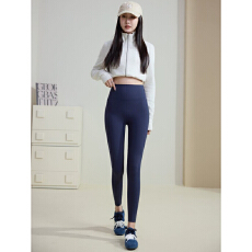 批发2025年秋冬新款潮流时尚显腿瘦显腿长健身鱼骨口袋鲨鱼裤