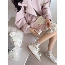 批发百搭时尚好看袜子女卡通可爱气球狗刺绣防臭抑菌潮袜5双