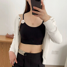 批发实力工厂无痕粉底液隐形<b class='q'>内衣</b>女秋冬新款磨毛保暖美背抹胸内搭吊带