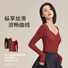 批发实力工厂新款秋冬新款免穿文胸保暖<b class='q'>内衣</b>肌底衣美肤衣女长袖打底衫