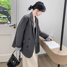 批发实体档口秋装2025新款今年<b class='q'>西装</b>外套女中长款宽松时尚洋气西服上衣