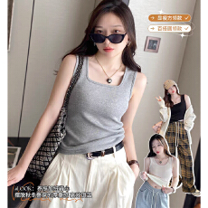 批发实力工厂保暖背心女2025新款秋冬加绒加厚吊带上衣冬季方领打底衫