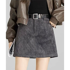批发实体档口半身裙女秋冬2025年新款包臀显瘦a字裙防走光小个子短裙
