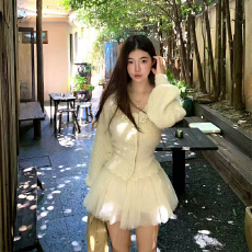 批发实体档口青春少女风网纱蓬蓬半身短裙活力时尚<b class='q'>气质</b>A字芭蕾风裙子