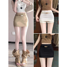 批发实体档口纯色气质包臀显瘦轻熟包臀裙小个子穿搭巨好看时髦裙子女