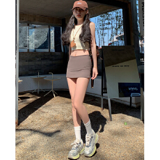 批发实力工厂甜辣风鲨鱼皮包臀裙短款时髦洋气炸街成熟性感短<b class='q'>裙子</b>女款