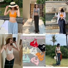 批发2025新款辣妹夏日挂脖系带美背夏季<b class='q'>文胸</b>内衣百搭亲肤性感吊带