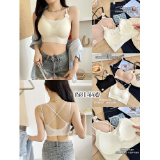批发小云肌交叉双肩<b class='q'>超薄</b>果冻内衣胸聚拢舒适透气提拉固定美背<b class='q'>文胸</b>
