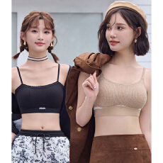 批发云氧衣女早秋新款<b class='q'>蕾丝</b>拼接固定杯美背抹胸女时尚字母磨毛<b class='q'>裹</b><b class='q'>胸</b>