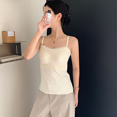 批发现货秋<b class='q'>冬</b>隐形粉底液磨毛无痕美背内衣吊带背心女带胸垫文胸内搭衣