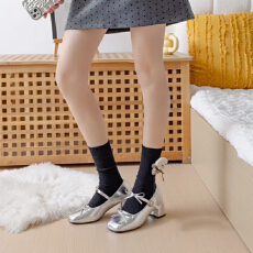 批发秋冬新款卡通立体玩偶AB面中筒袜子韩系可爱装饰女袜5双装