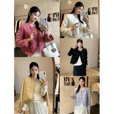 批发实体档口小香风西装内里羽绒外套女秋冬法式高级感小个子<b class='q'>短款</b>上衣