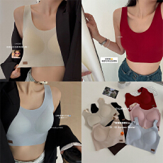 批发实力工厂时尚经典色轻暖风吊带美背舒适休闲穿搭无痕文胸上衣女款