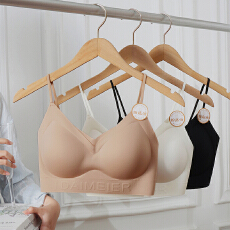 批发实力工厂无痕<b class='q'>隐形</b>时尚穿搭内衣<b class='q'>文胸</b>粉底液性感纯欲无钢圈美背女款