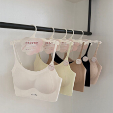 批发实力工厂新款粉底液软支撑提拉吊带固定杯交叉美背无痕防走光<b class='q'>内衣</b>