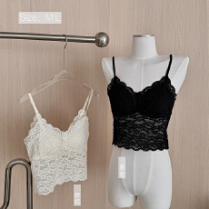 批发实力工厂蕾丝<b class='q'>内衣</b>吊带背心女春秋内搭带胸垫美背文胸一体打底上衣