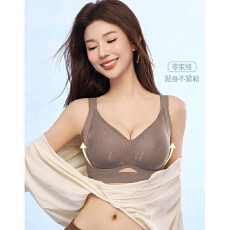 批发实力工厂新款轻奢蕾丝提拉聚拢文胸罩女调整型收副乳提拉无痕内衣