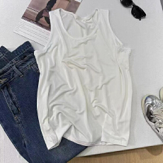 批发实力工厂<b class='q'>莫代尔</b>吊带<b class='q'>背心女</b>防走光内搭打底上衣夏季宽松可外穿薄款