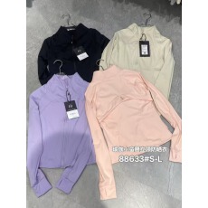 批发实力工厂立领速干<b class='q'>运动服</b>外套女春夏<b class='q'>修身</b>显瘦瑜伽外套健身服上衣