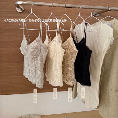 批发实力工厂<b class='q'>蕾丝</b>吊带背心女夏季带胸垫内搭上衣性感辣妹美背<b class='q'>文胸</b>一体