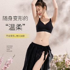 批发实力工厂聚拢无痕无钢圈立体杯文胸聚拢收副乳大胸显小防下垂内衣