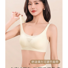 批发实力工厂美背无痕内衣背心式运动无钢圈舒适聚拢收副乳胸罩夏季