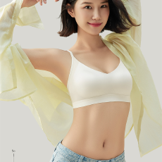批发实力工厂轻薄透气固定杯野性斑马纹无痕内衣细肩带粉底液文胸