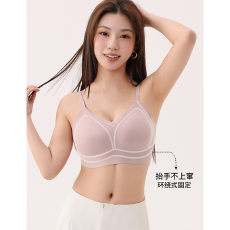 批发实力工厂粉底液无痕隐形内衣小胸聚拢提拉防下垂美背性感蕾丝文胸