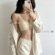 批发实力工厂缎面深V网纱无痕内衣女小胸聚拢亲肤抑菌透气收副乳文胸