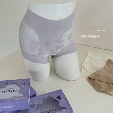 批发实力工厂<b class='q'>性感</b>高腰微收腹蕾丝包臀女生内裤透气底档舒适大码三角裤