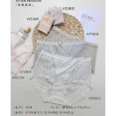 批发实力工厂<b class='q'>内裤</b><b class='q'>女</b>莫代尔蕾丝短裤舒适透气速干性感中腰三角裤薄包臀